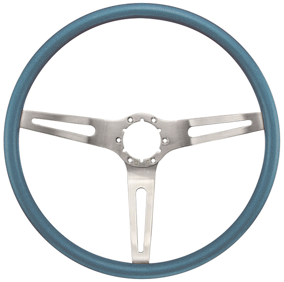 69 Blue Camaro Comfort Grip Steering Wheel